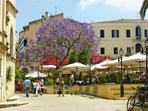 Kafenions in Korfu-Stadt (Kerkyra)